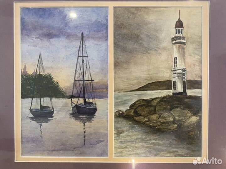 Картина акварель