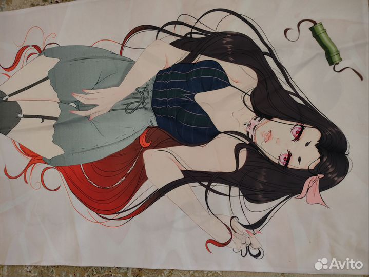 Подушка аниме дакимакура с незуко