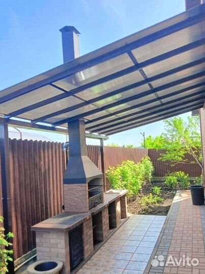 В дом зоны барбекю сборные