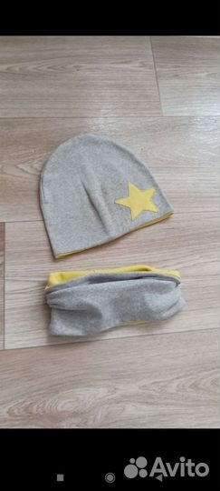 Шапка детская со снудом