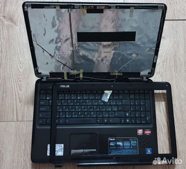 Корпус, плата, охлад asus k50af