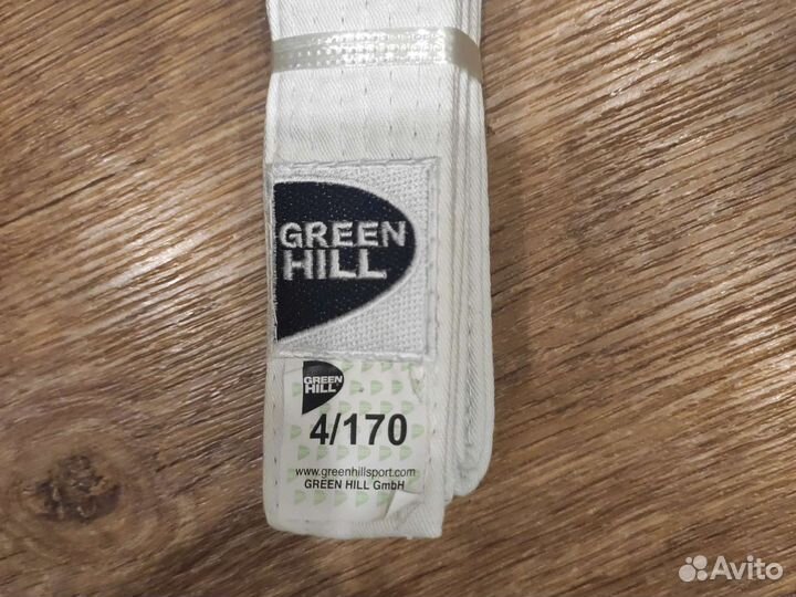 Пояс для дзюдо Green Hill