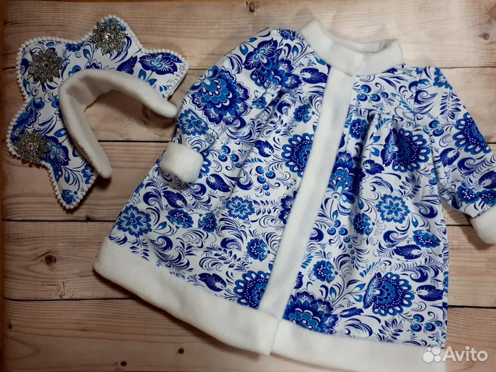 Костюм снегурочки детский 86- 110