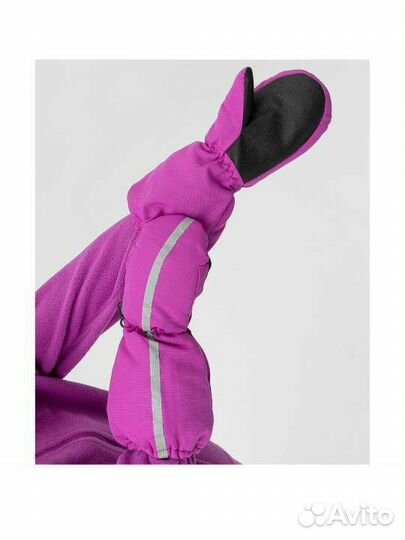 Варежки зимние детские краги