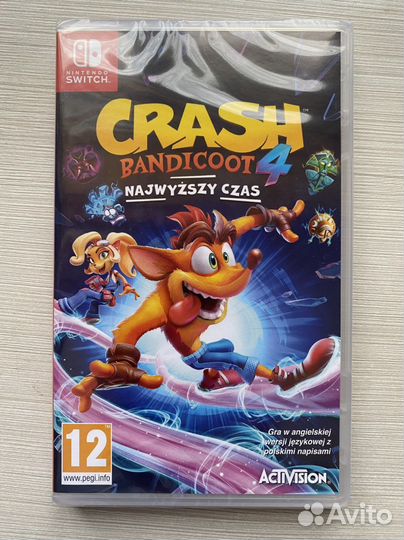 Crash Bandicoot 4 : It’s All About Time Nintendo