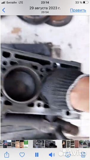 Блок цилиндров renault logan.1.4