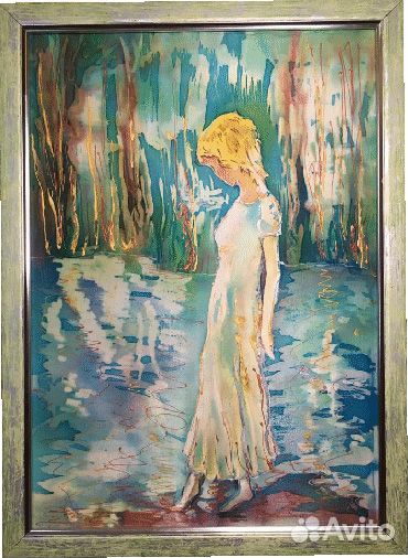 Картина в технике батик