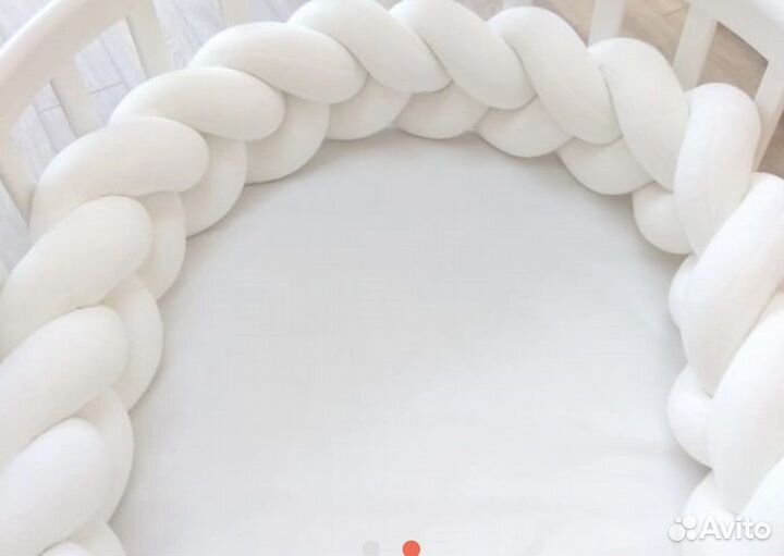 Плетеный бортик для люльки