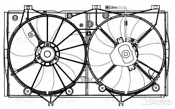 Вентилятор радиатора LFK1918 luzar