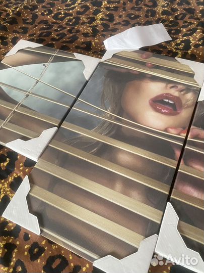 Модульная картина из трёх частей. Девушка