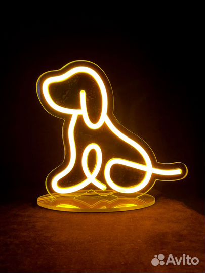 Вывеска из неона, неоновая вывеска