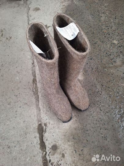 Валенки на резиновой подошве