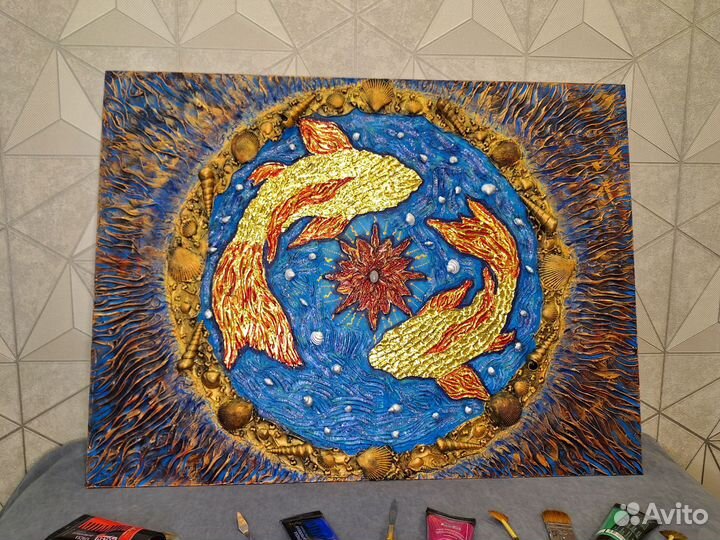 Интерьерная картина текстурная 60 80