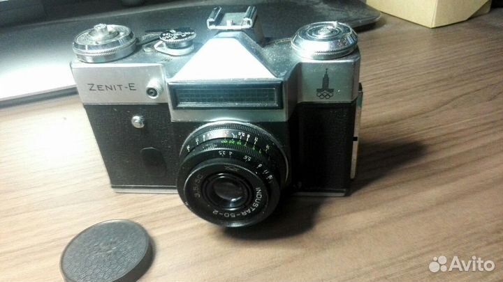 Фотоаппарат Зенит-Е, СССР,с олимпийской символикой