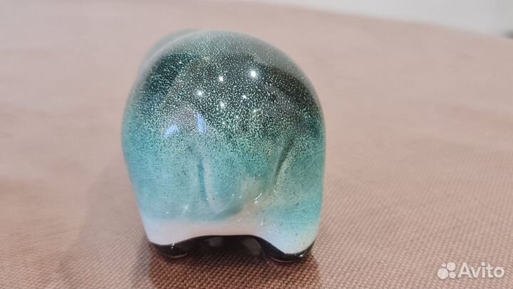 Статуэтка Барсук Конаково 1960 годы фаянс винтаж С