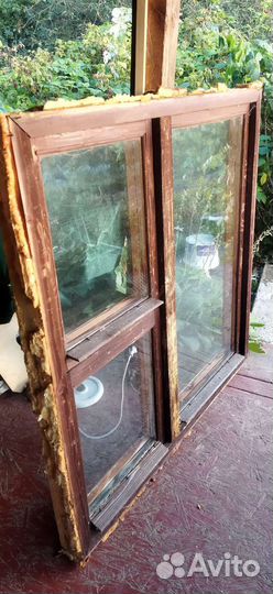 Окна деревянные б/у