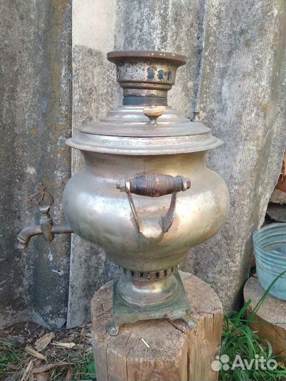 Старинный самовар, репа, фабирка Воронцова