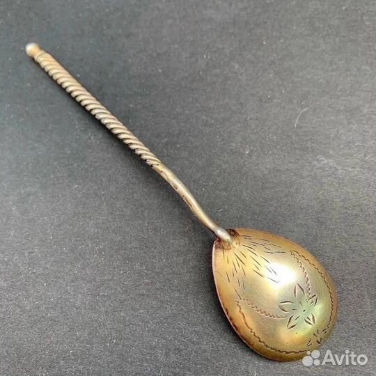 Серебряная конфетница и ложка, СССР