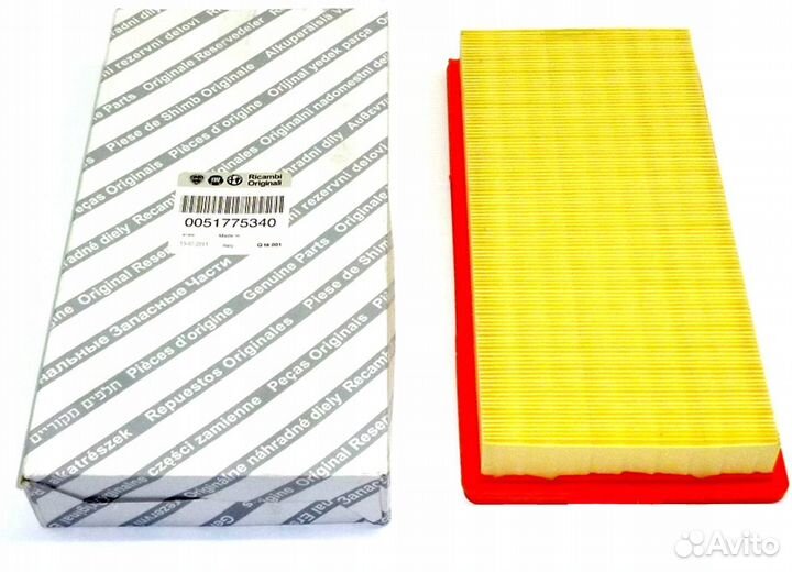 Фильтр воздушный Bravo 07) Punto 03) Stilo 02)