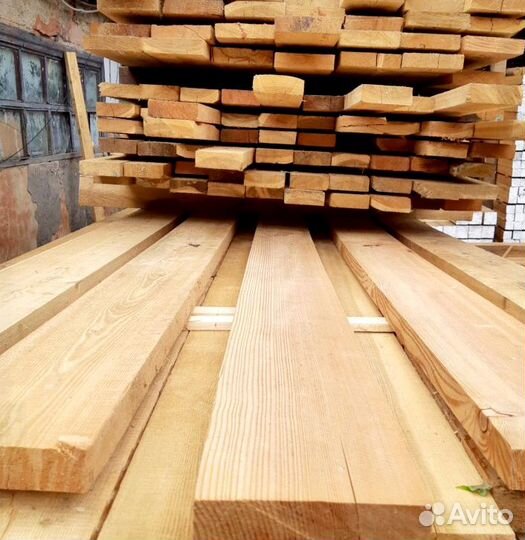 Доска обрезная естественной влажности с доставкой