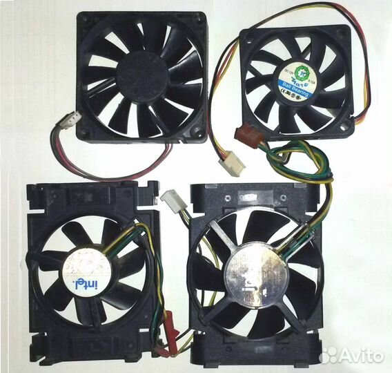 Вентиляторы, кулеры разных размеров