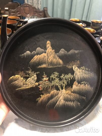 Китайский чайно-кофейный сервиз 60е годы