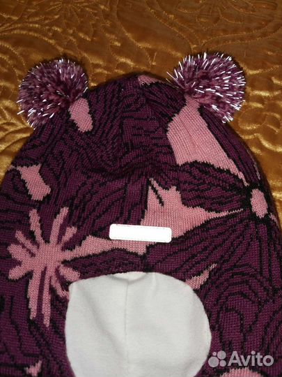 Шапка шлем для девочки 4 года