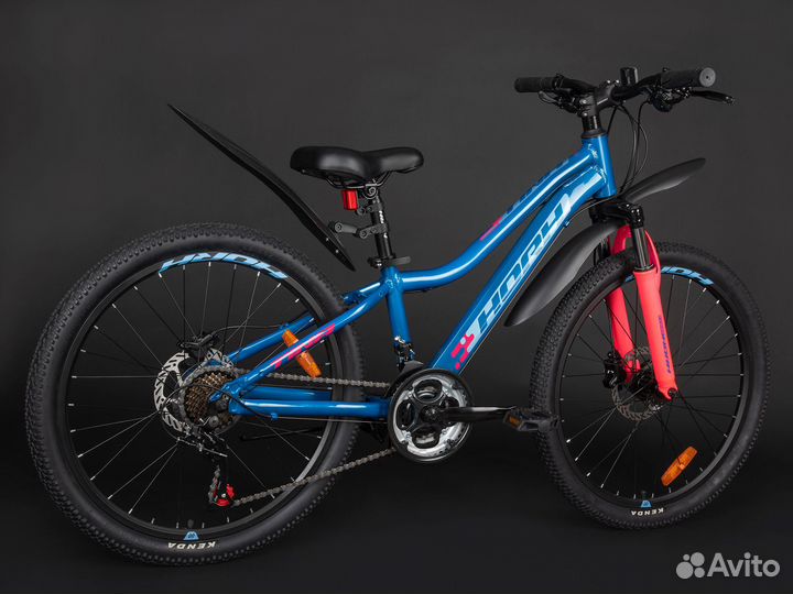 Велосипед horh tina tahd 4.0 24 (2023) Blue-Pink S