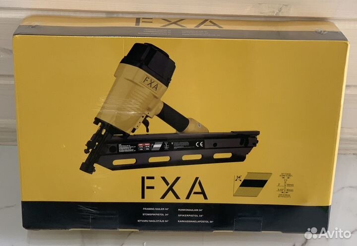 Нейлер FXA 34/90 50-90 mm реечный