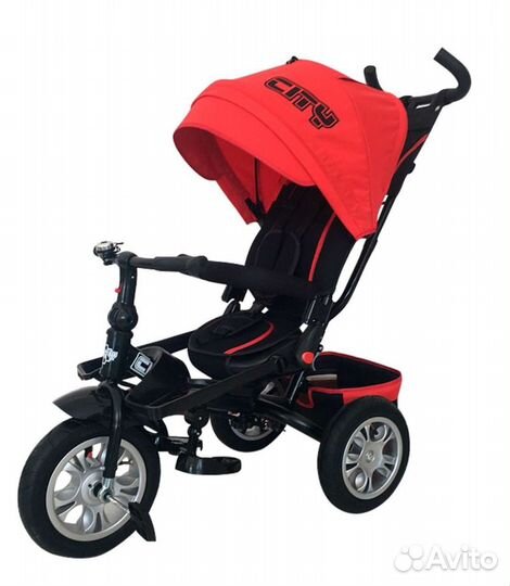 Трехколесный велосипед коляска