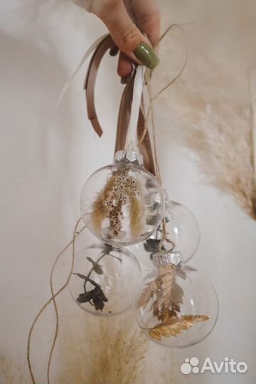 Новогодние шары ручной работы