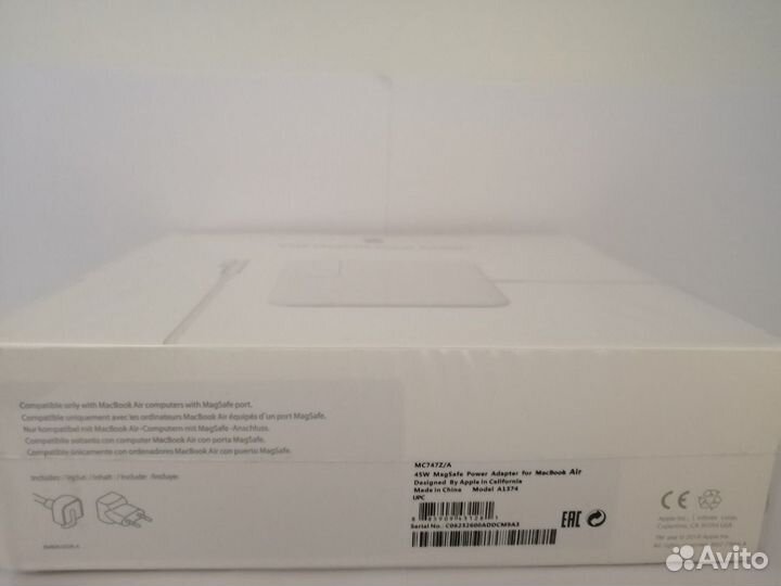 З/У Apple 45W MagSafe Power Adapter Orig