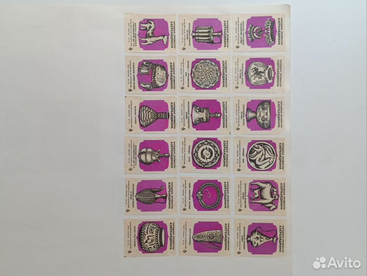 Спичечные этикетки наборы
