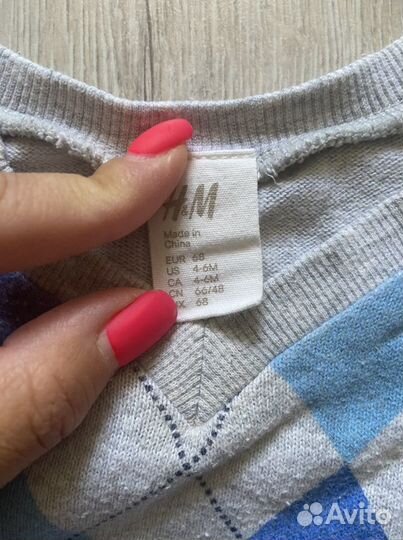 Детские джинсы и жилетка