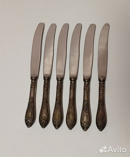 Набор ножей зиш мельхиор СССР