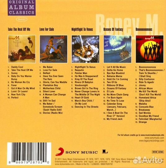 Boney M. - Original Album Classics (5CD)