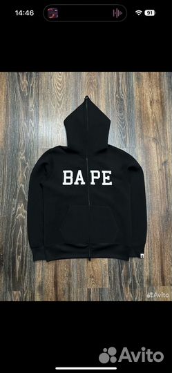 Зип худи bape Logo