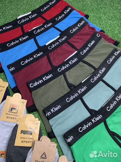 Трусы мужские боксеры calvin klein