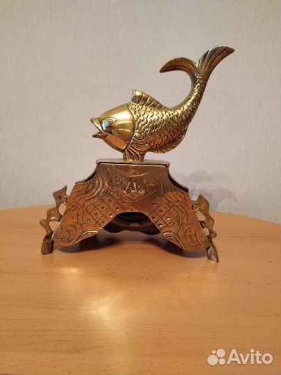 Часы настольные антиквариат Испания бронза