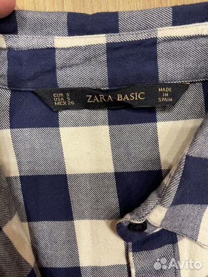 Рубашки в клетку Zara