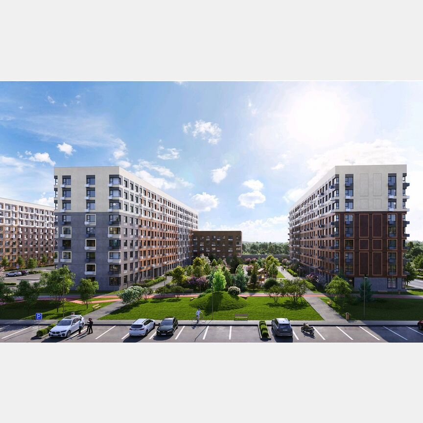 2-к. квартира, 45,7 м², 2/9 эт.