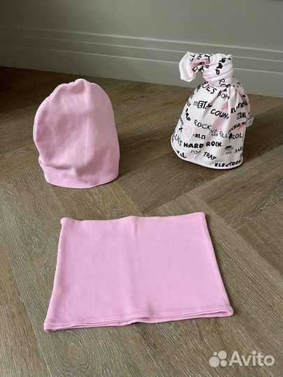 Шапка и снуд для девочки