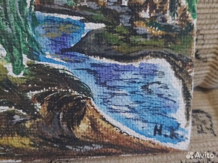 Картины маслом на картоне СССР