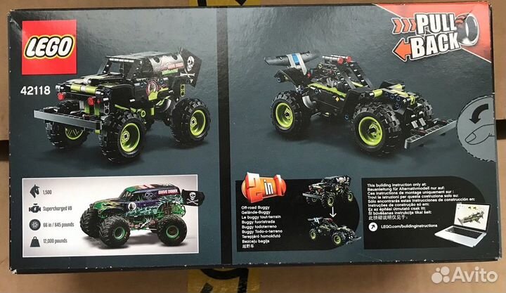 Набор lego Technic 42118 Monster Jam Grave Digger