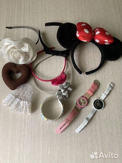 Аксессуары для девочки часы ободки