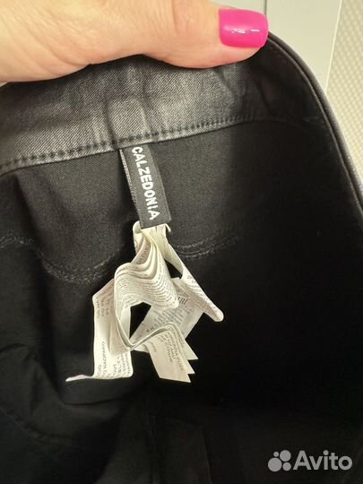 Кожаные брюки женские