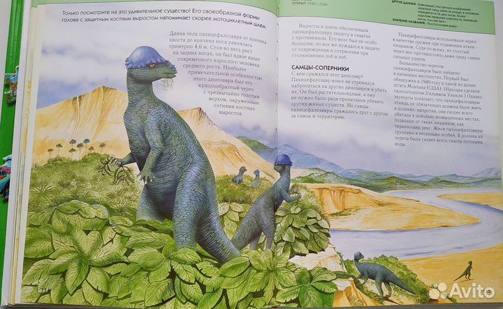 Динозавры.Книга про динозавров с пазлами