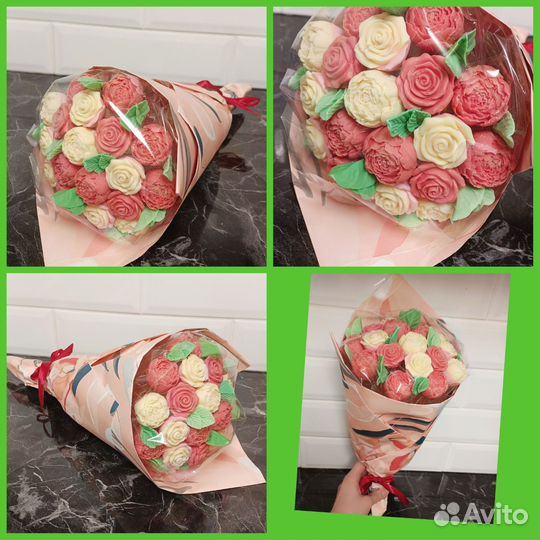 Съедобные букеты из шоколада