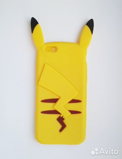 Чехол на телефон Пикачу с ушками