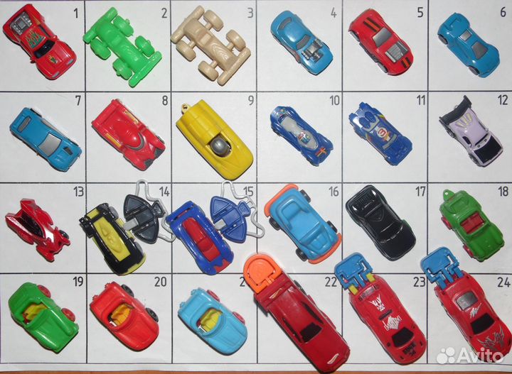 Киндеры из разных серий (машинки и т.д.) N 2